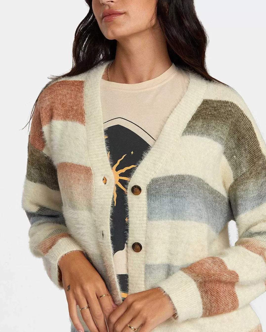 Aqui Estamos Sueter Cardigan>RVCA Sale