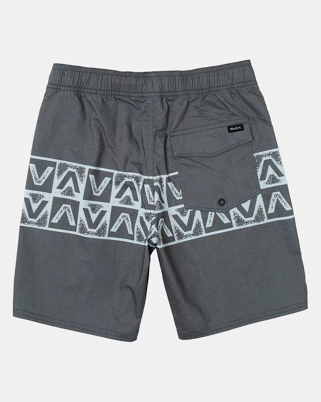 Boardshorts De Cintura Elastica Barnes Para Meninos 16">RVCA Outlet