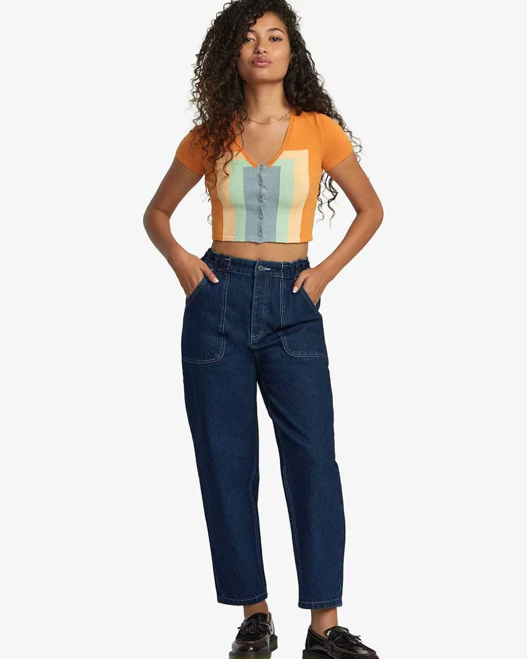 Calças Denim Scrunchie>RVCA Online