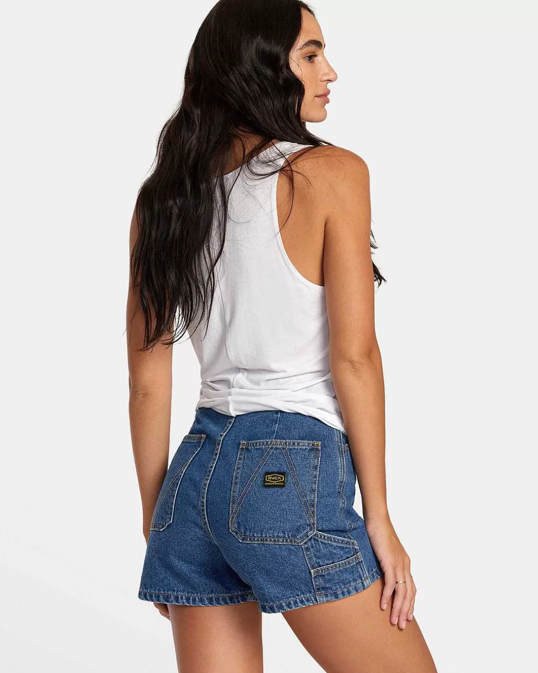 Calções Denim De Recessao>RVCA Best Sale