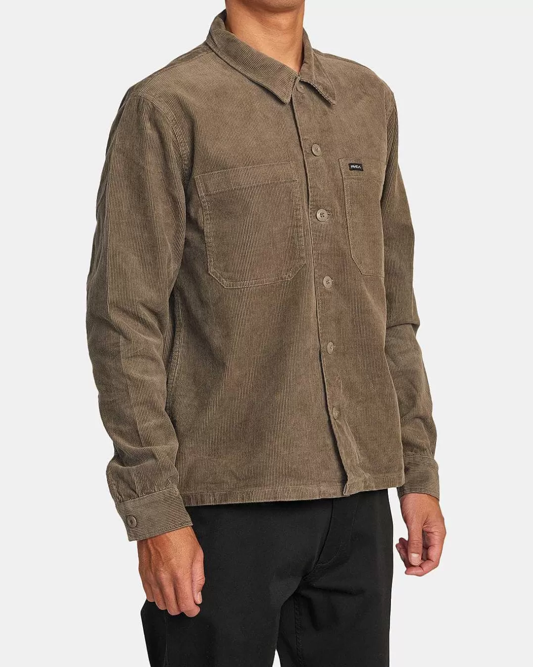 Camisa Americana De Corduroi>RVCA Clearance