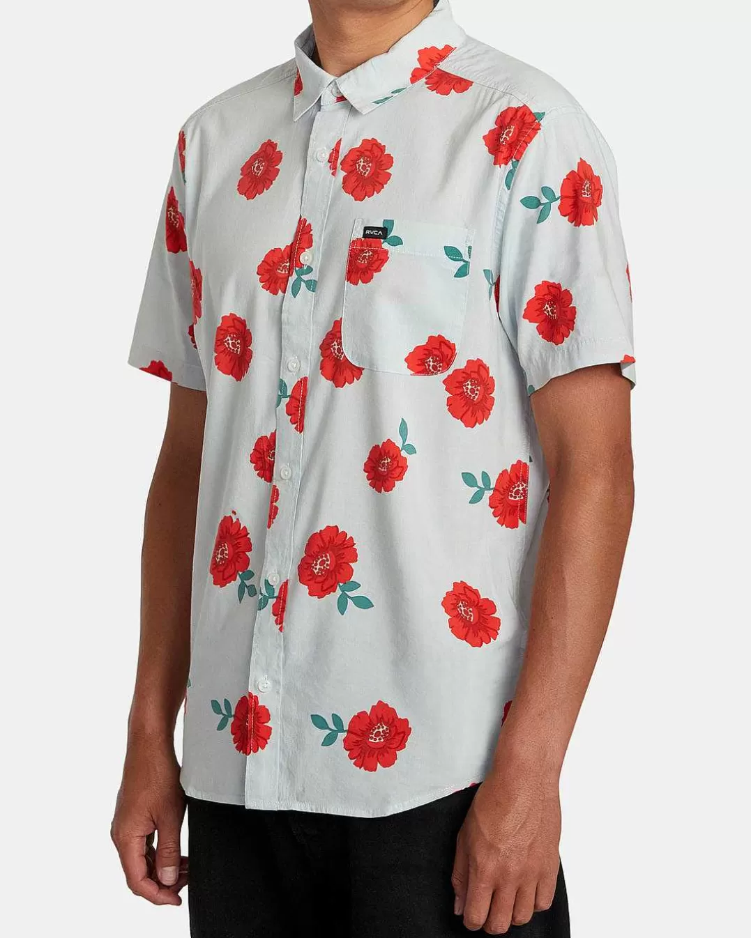 Camisa Botanica De Manga Curta>RVCA Fashion