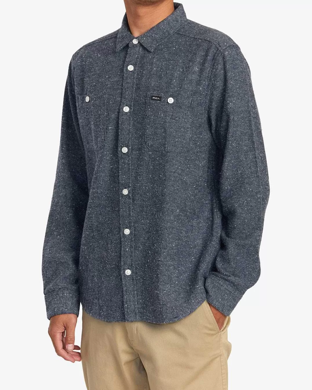 Camisa De Flanela Harvest Neps>RVCA Cheap