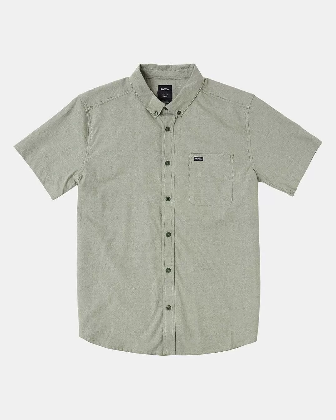 Camisa De Manga Curta Que Esticara>RVCA Clearance