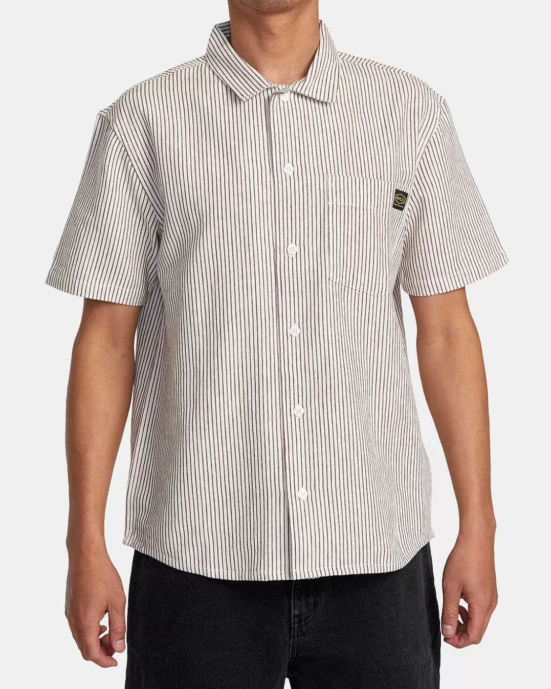 Camisa De Tecido De Manga Curta Dayshift Stripe Ii>RVCA Best