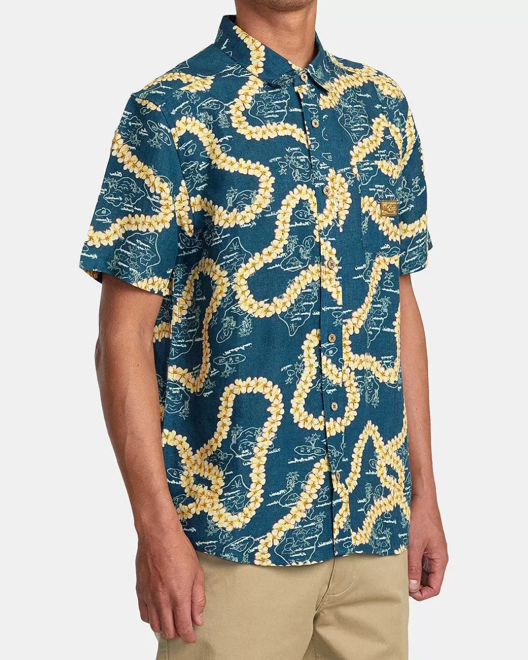 Camisa Exotica De Manga Curta>RVCA Best Sale