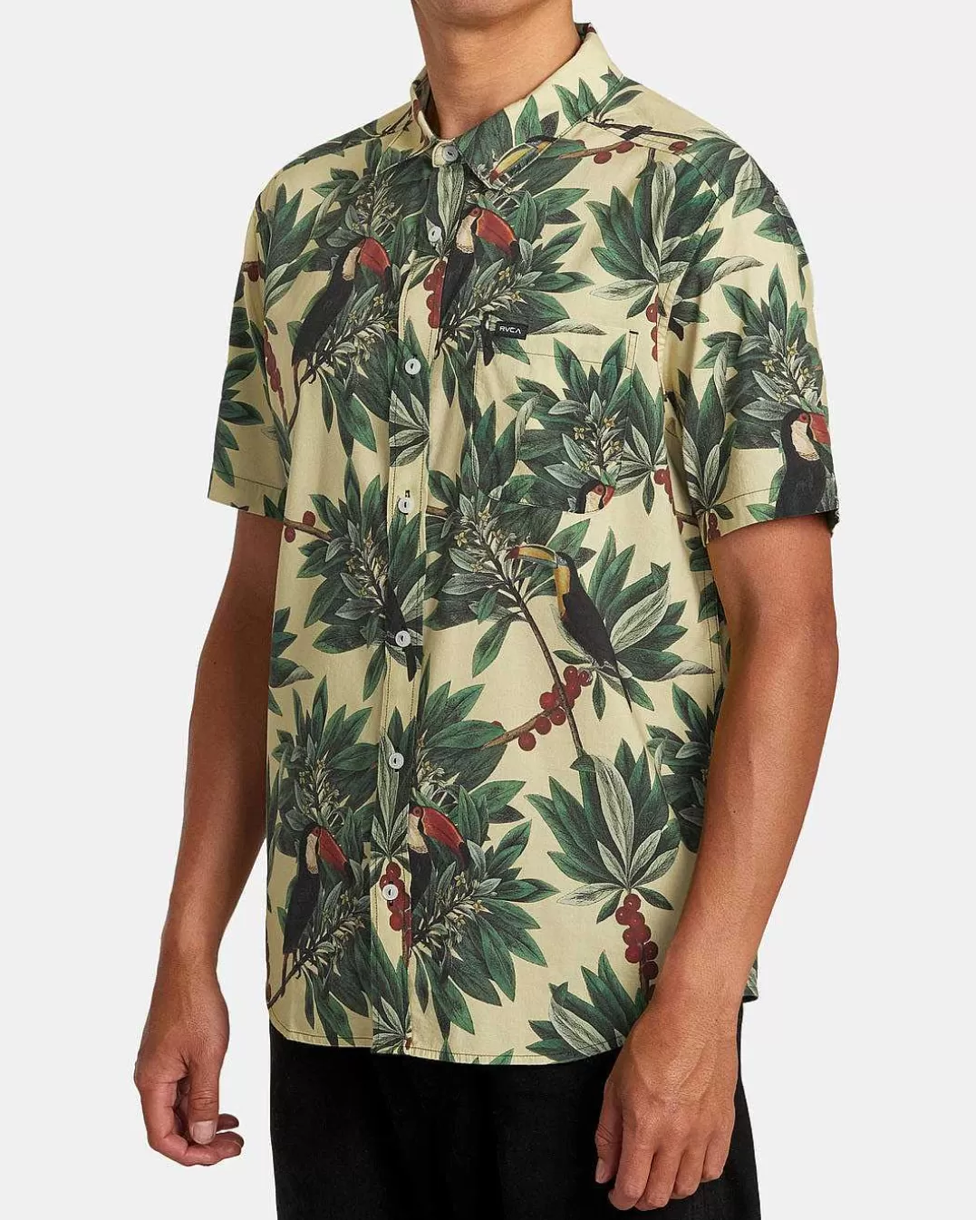 Camisa Manga Curta Pandemonio>RVCA Online