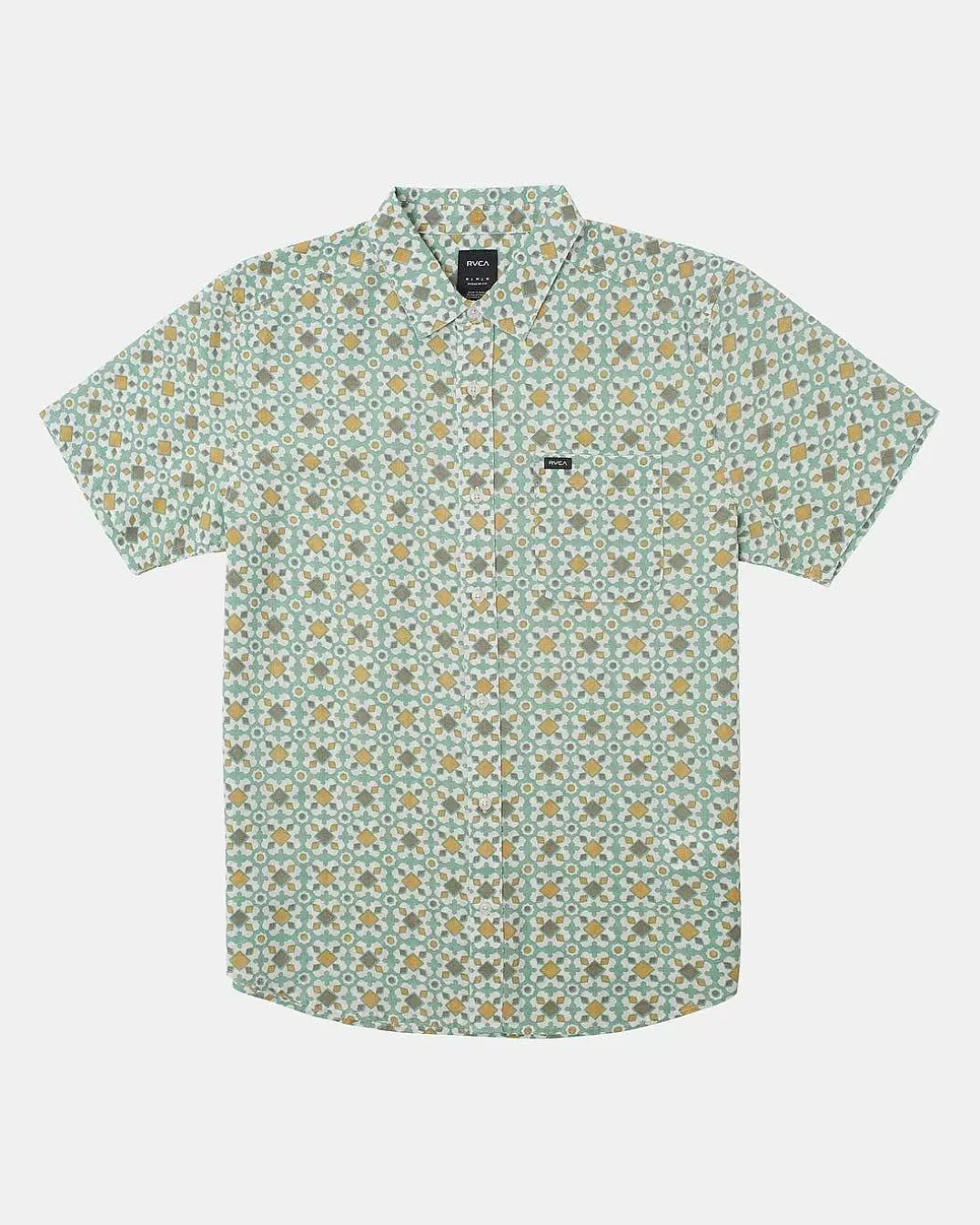 Camisa Manga Curta Para Ferias>RVCA Clearance