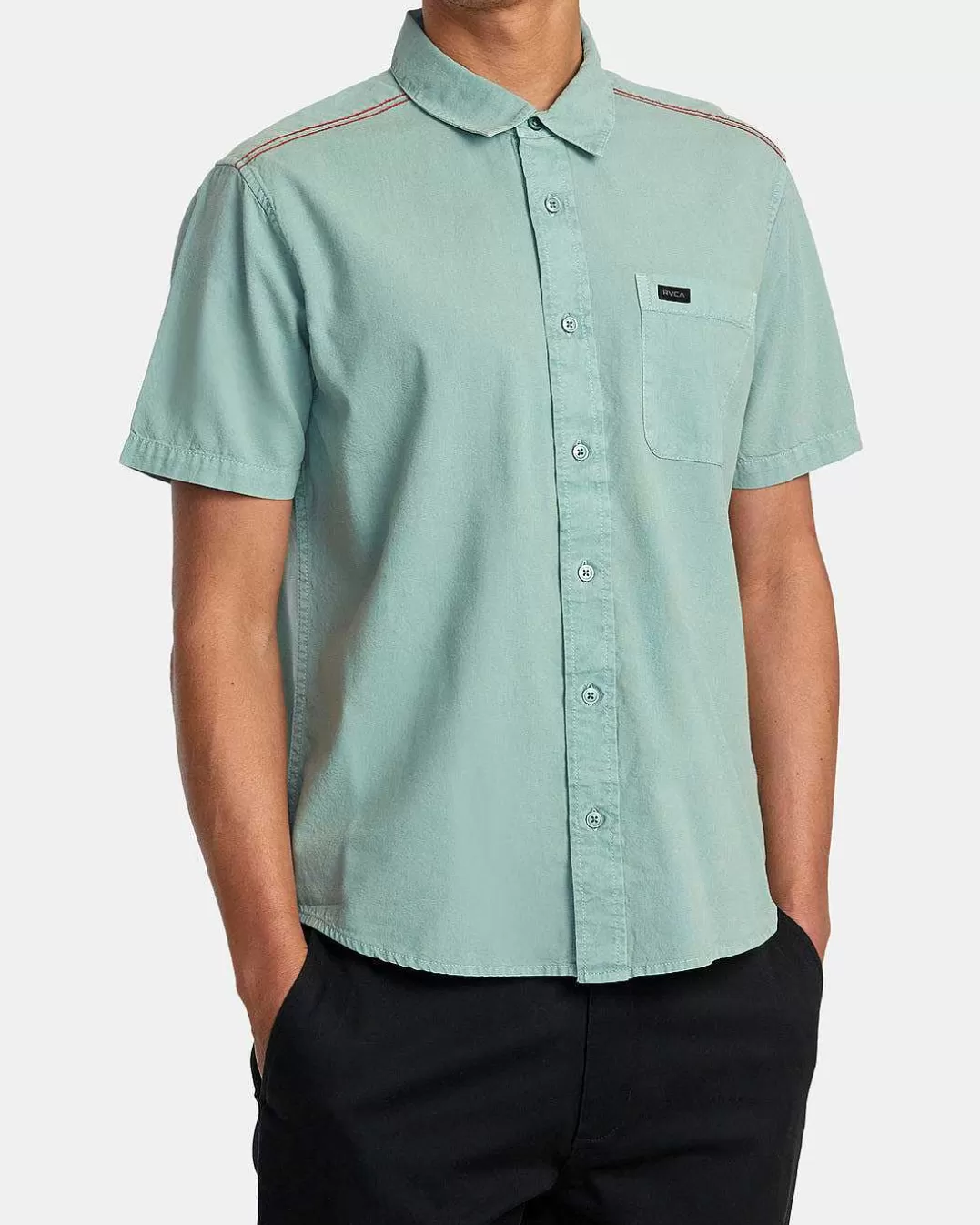 Camisa Tecida Manga Curta Ptc Woven Ii>RVCA Online