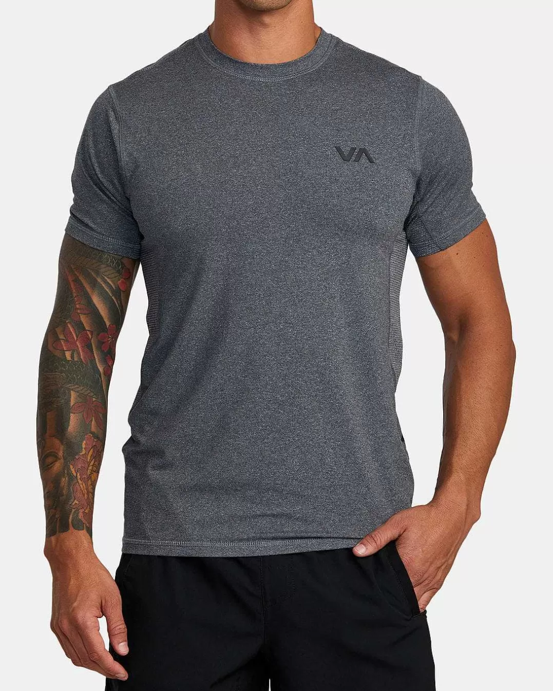 Camiseta De Desempenho De Ventilacao Esportiva>RVCA Cheap