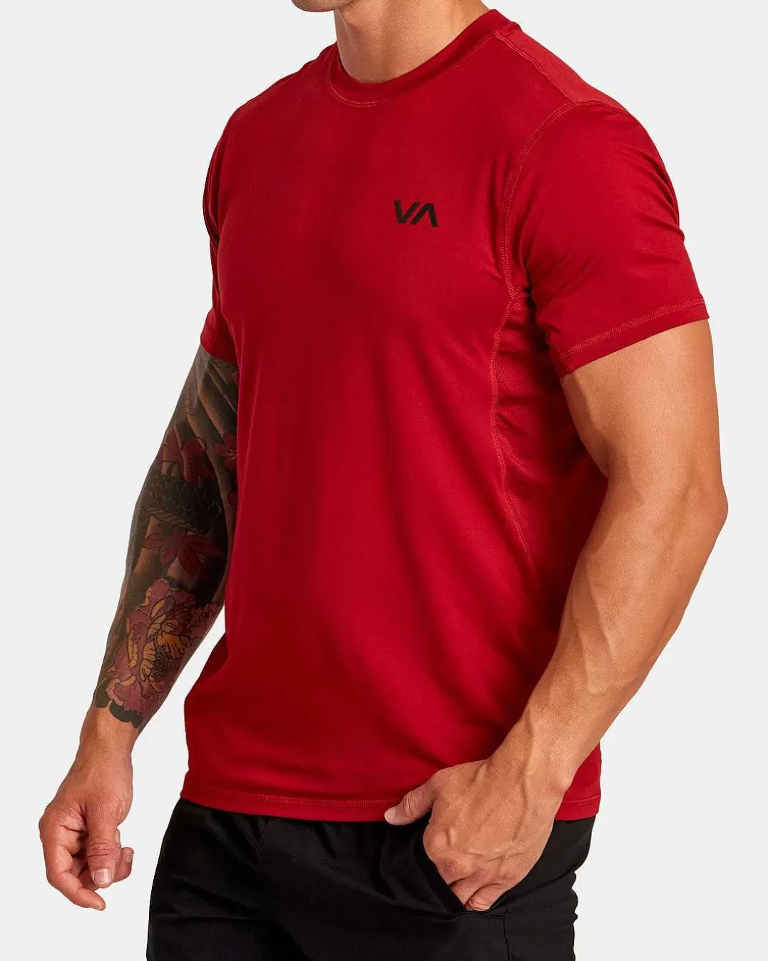 Camiseta De Desempenho De Ventilacao Esportiva>RVCA Best