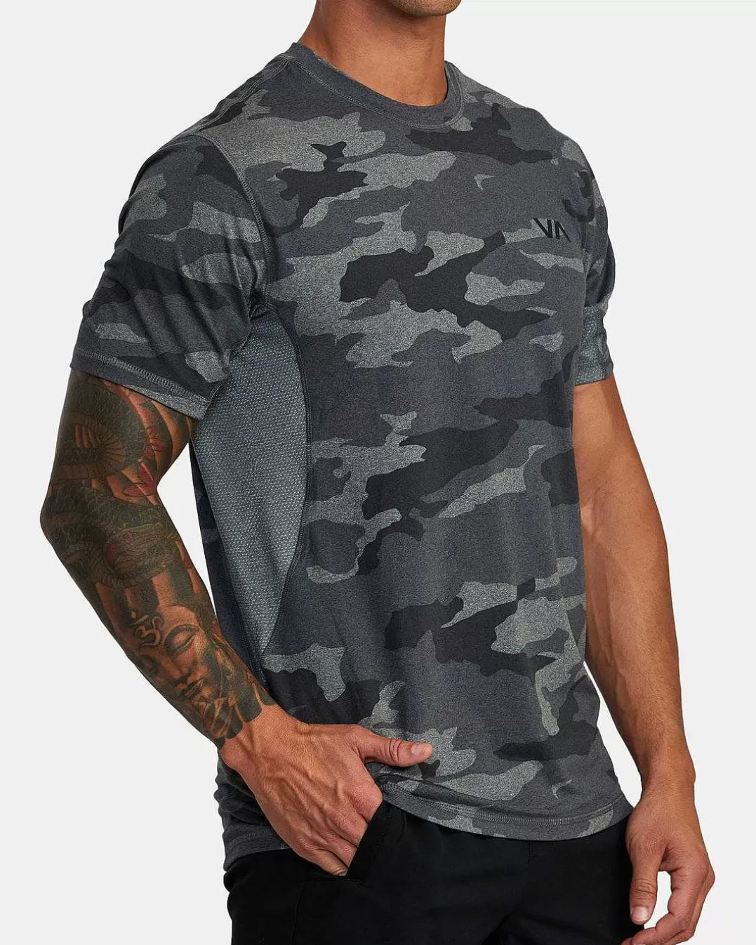 Camiseta De Desempenho De Ventilacao Esportiva>RVCA Best Sale