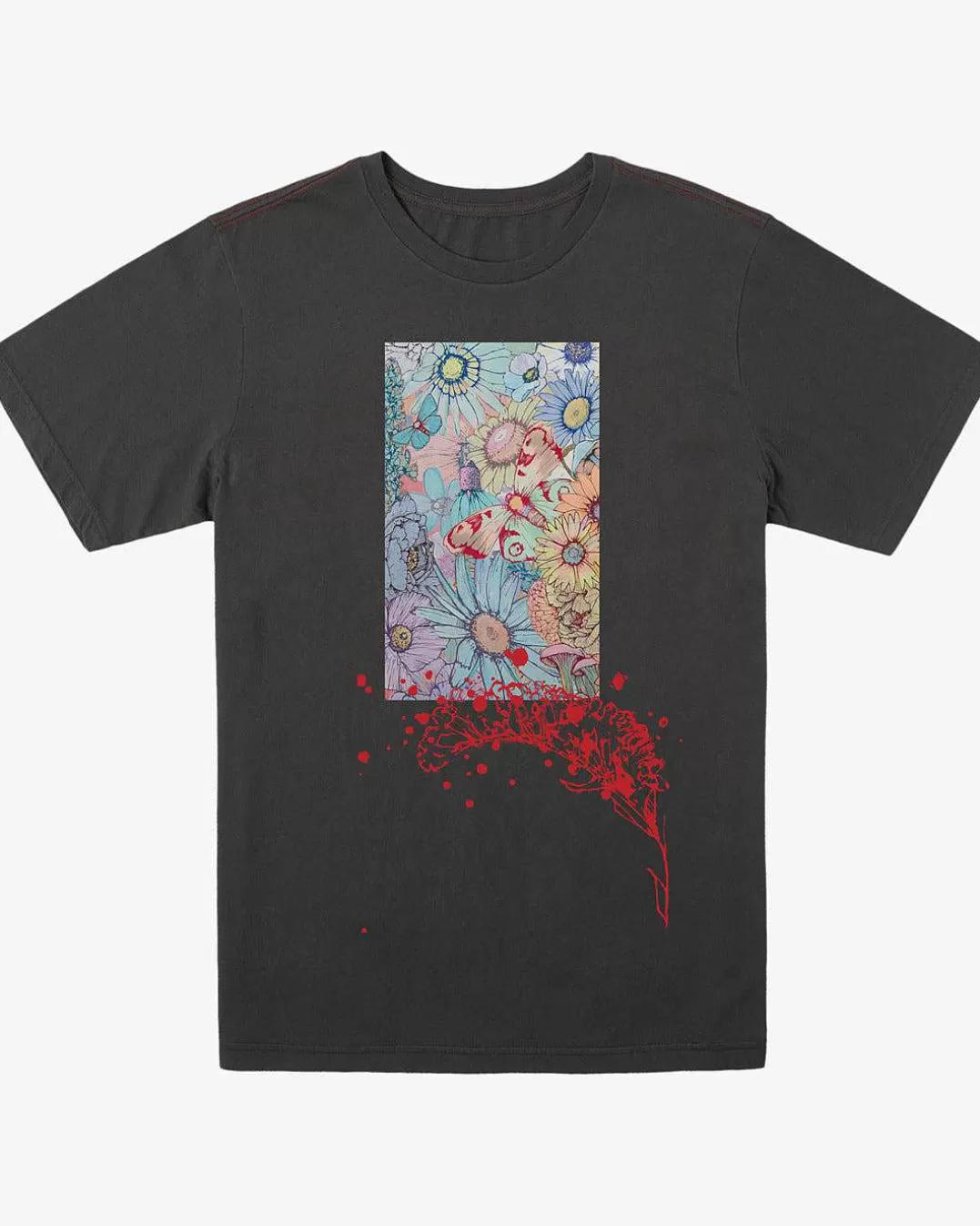 Camiseta Manga Curta Flor Cropped>RVCA Best