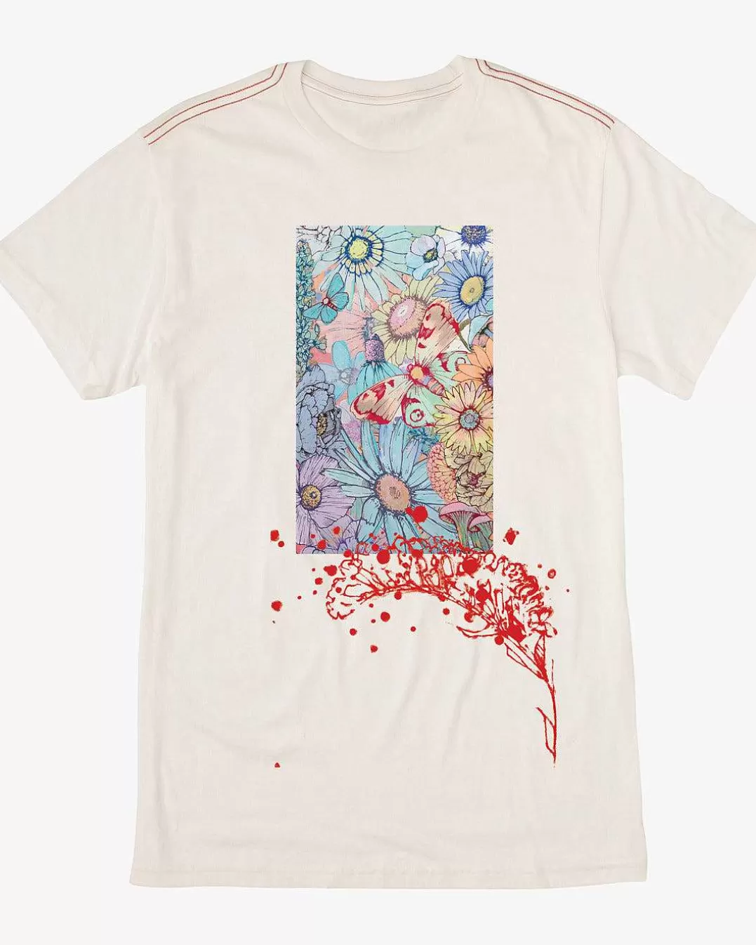 Camiseta Manga Curta Flor Cropped>RVCA Hot