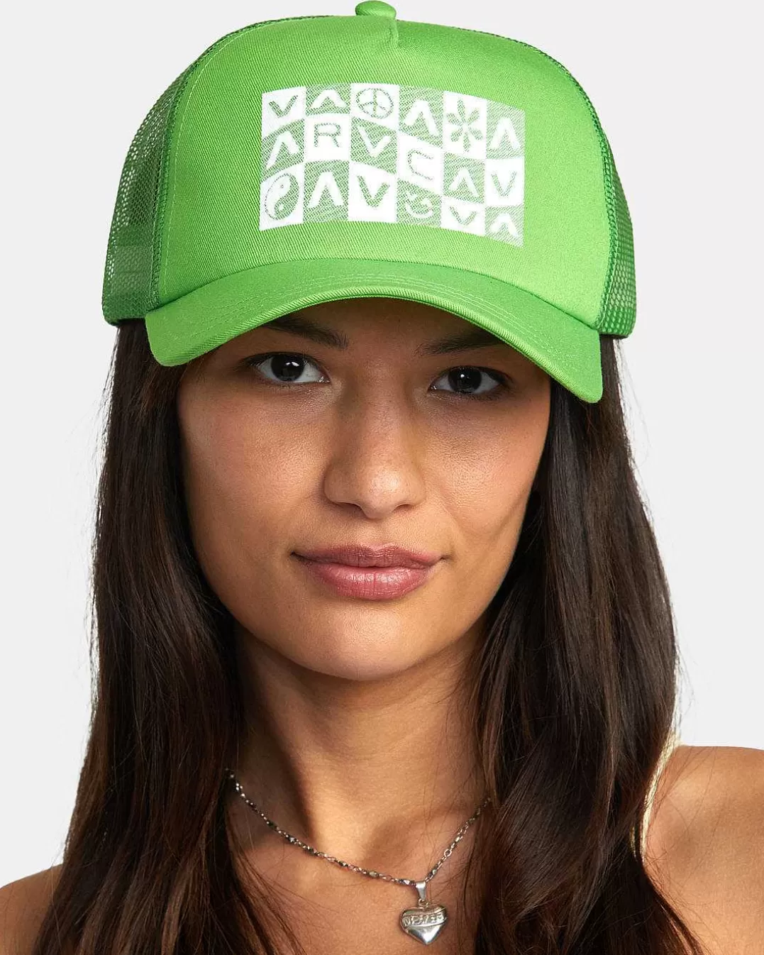 Chapeu Camionista Xadrez>RVCA Sale