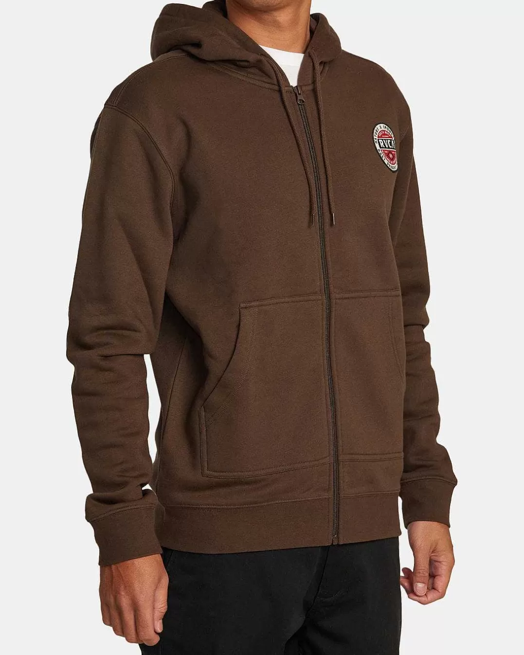 Hoodie Com Zip De Edicao Padrao>RVCA Store