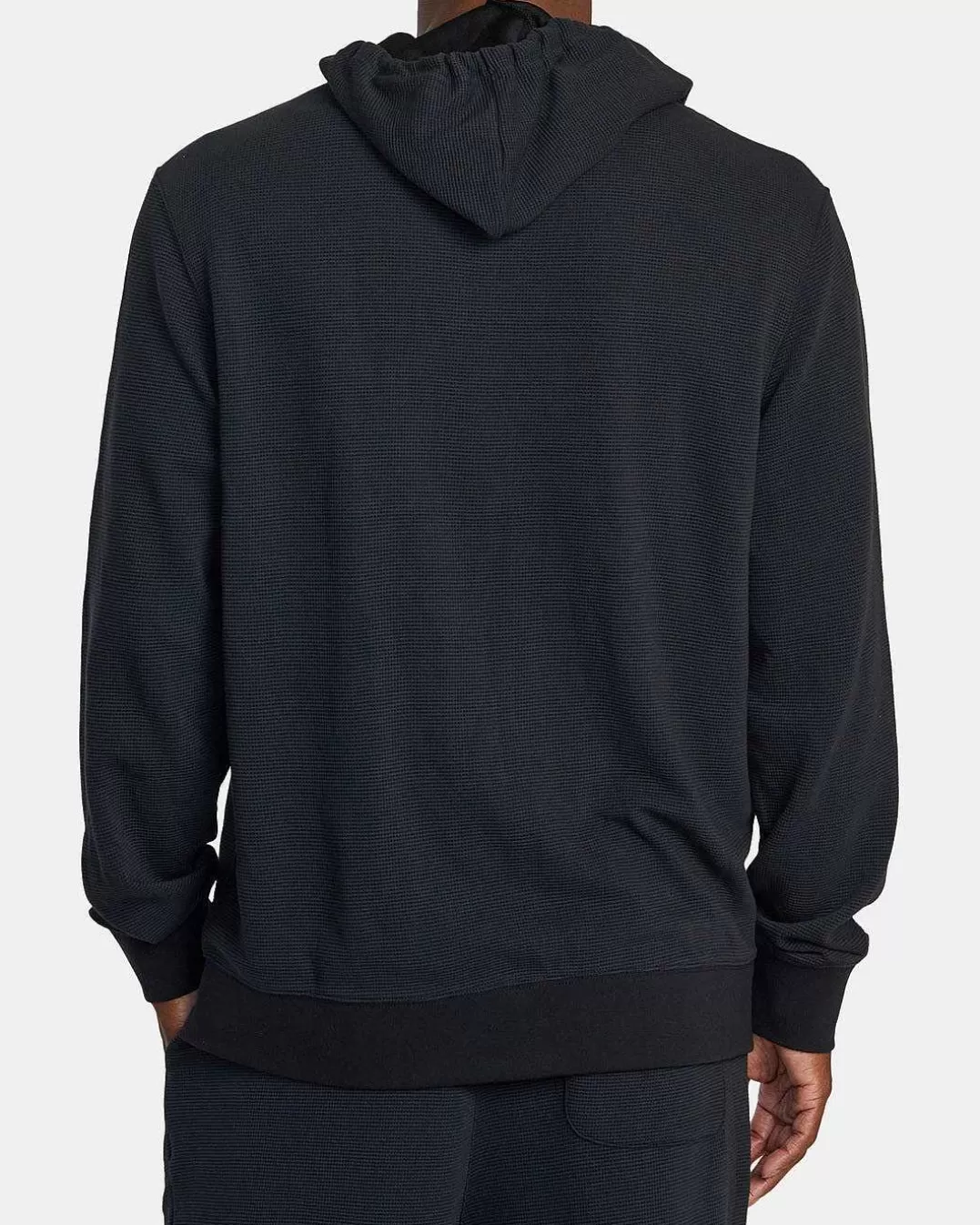 Hoodie Com Zip De Malha Waffle C-Able>RVCA Discount