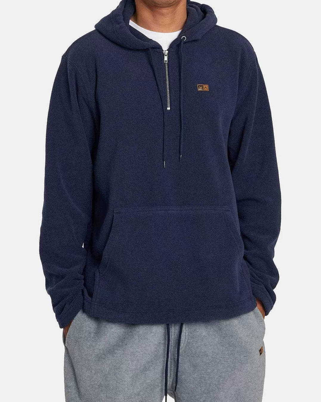 Hoodie Yukon Quarter Zip Pullover>RVCA Cheap