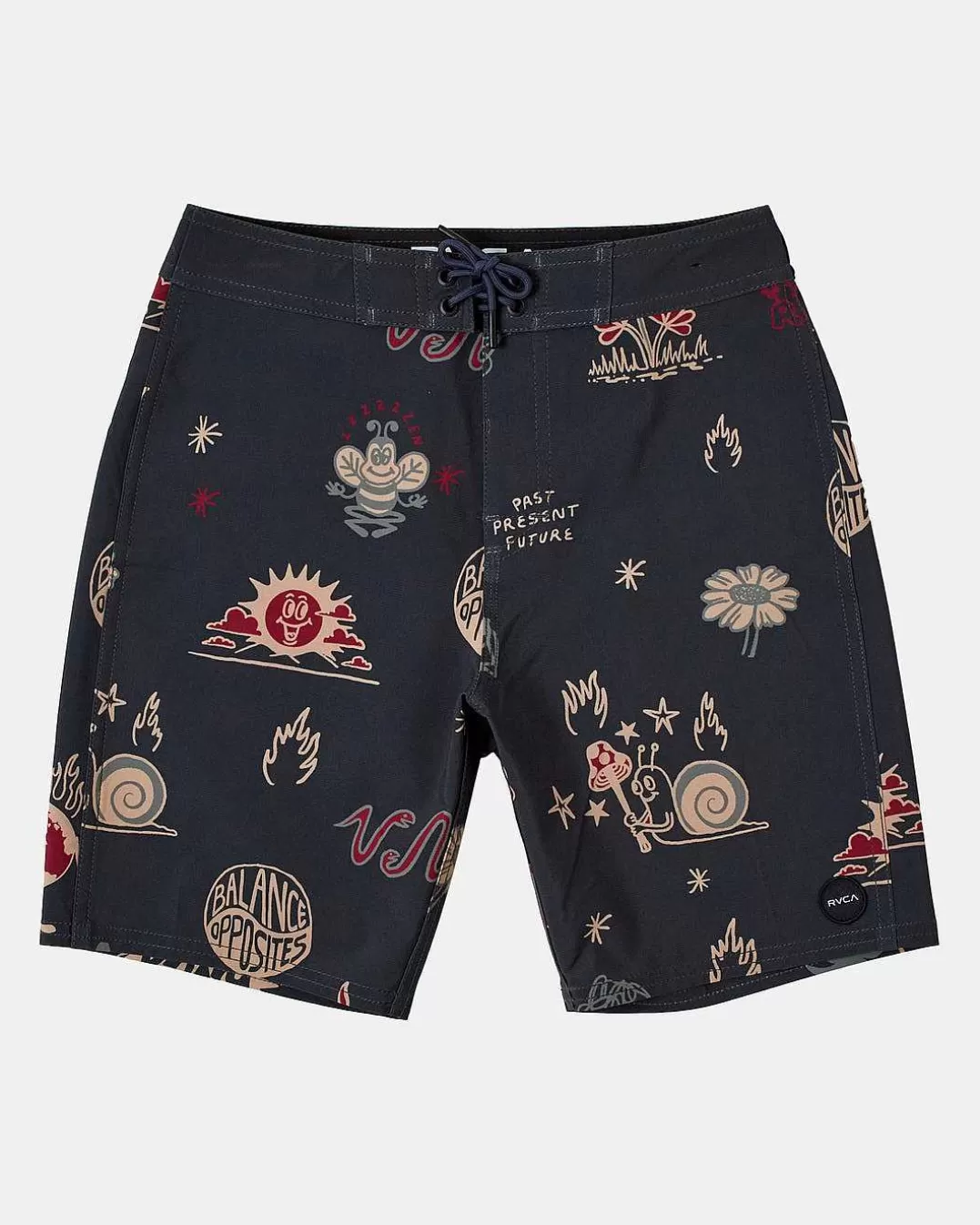 Meninos Va Pigment Print Cintura Elastica>RVCA Hot