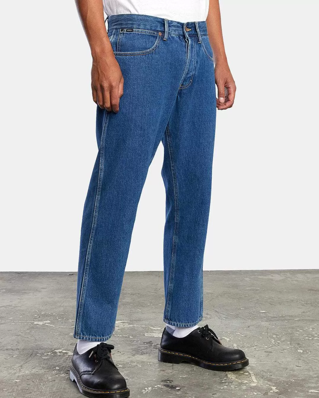 New Dawn Straight Fit Denim Jeans>RVCA Best Sale