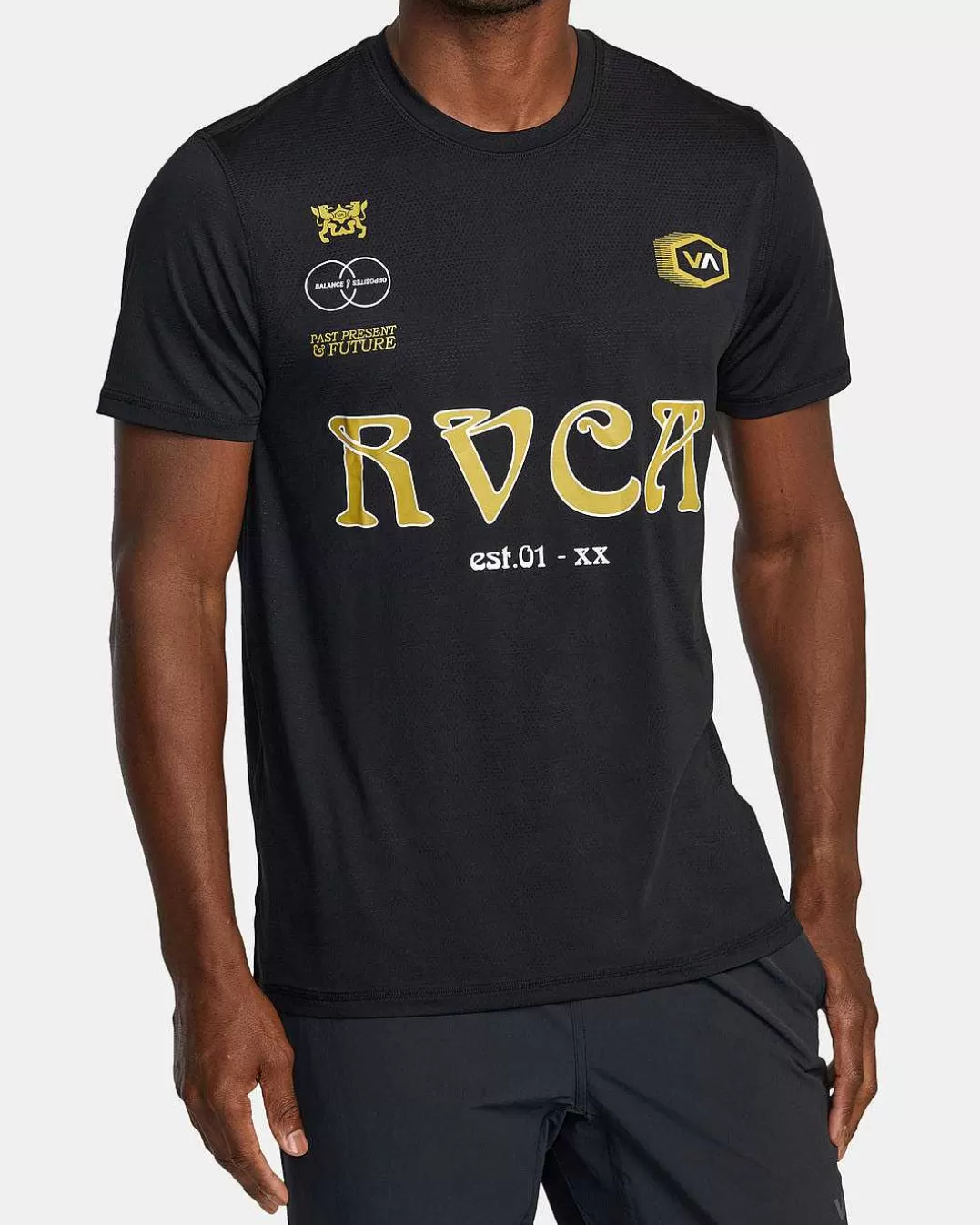 Kit Perf Top De Treino Manga Curta>RVCA Fashion