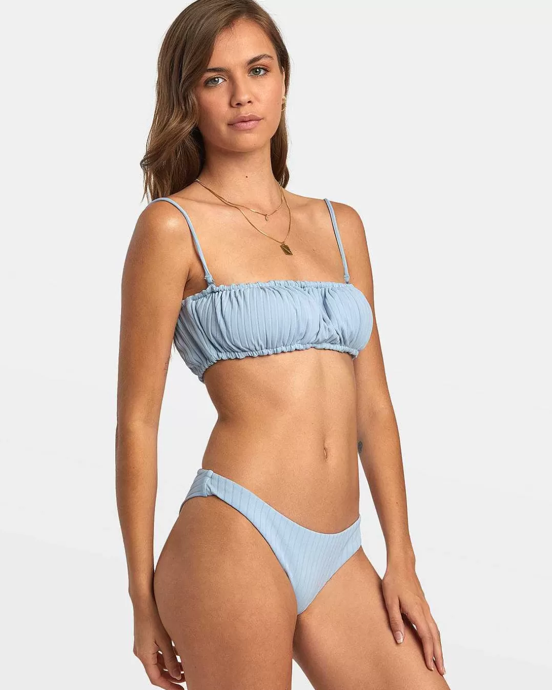 Top Biquini Bandeau De 2 Vias Com Costela Larga>RVCA Best Sale