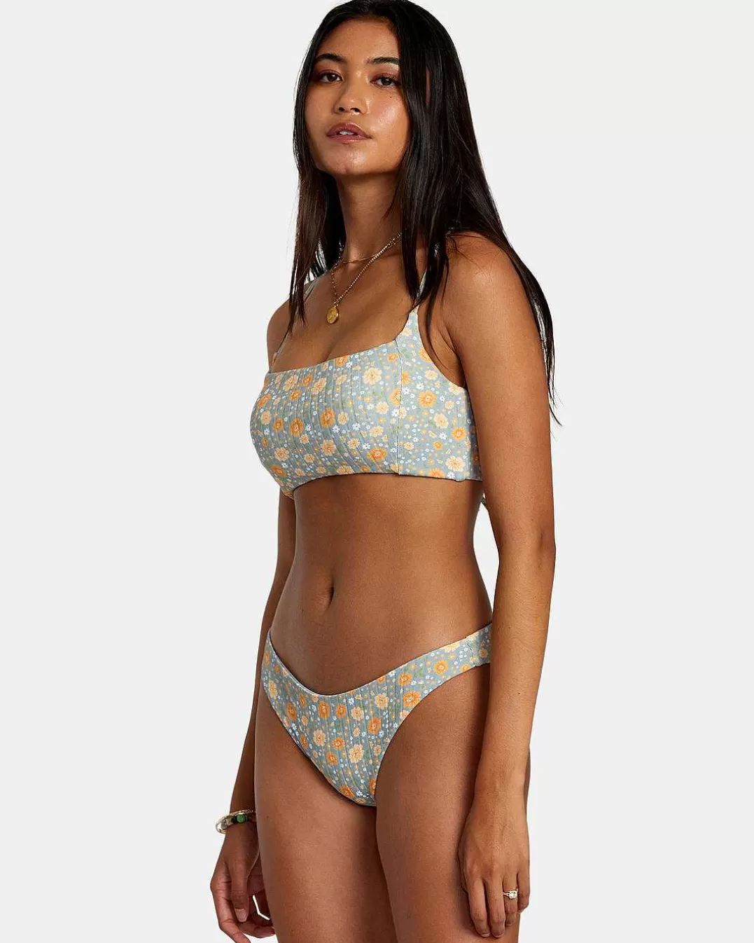 Top Biquini Mums Rib Crossback>RVCA Fashion