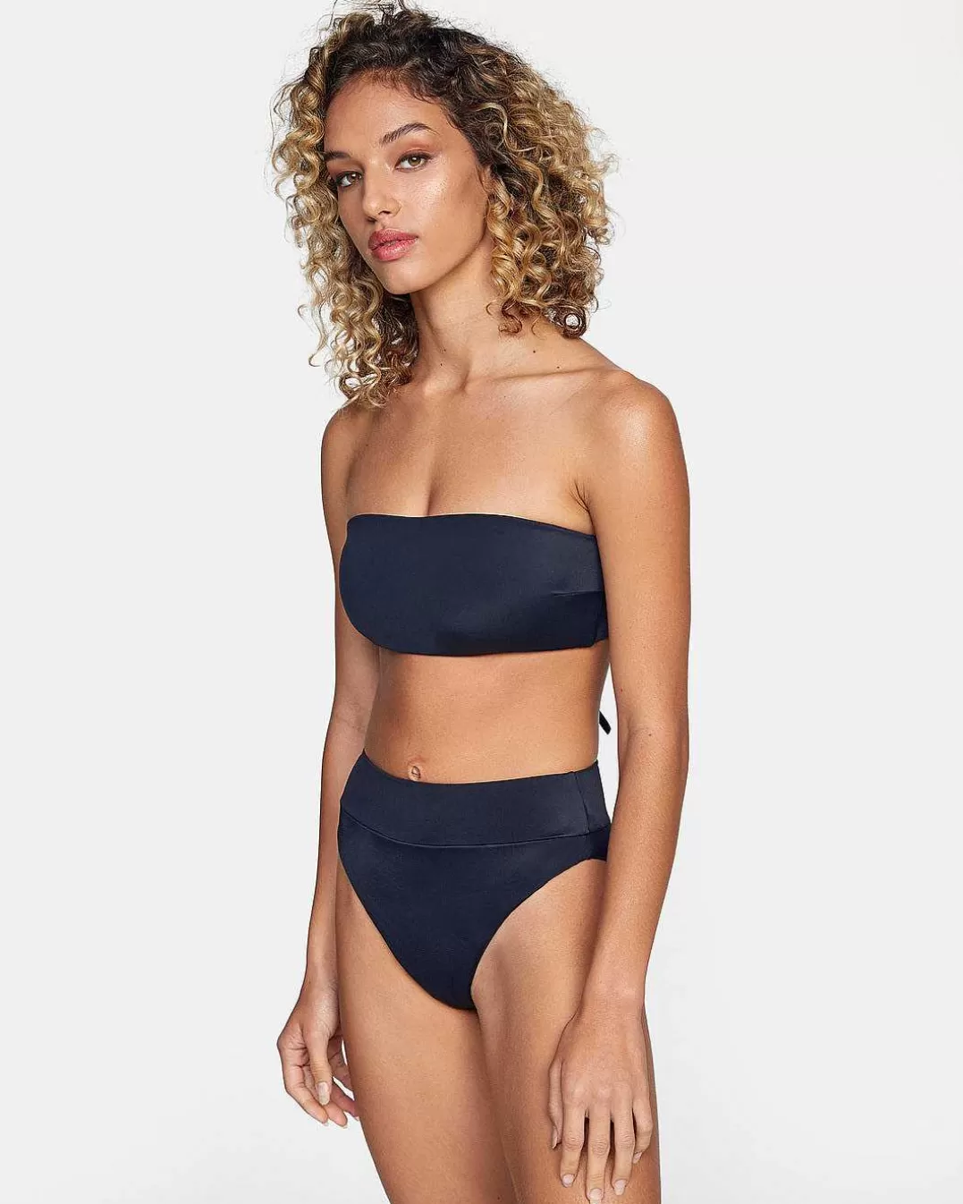 Top De Biquini Bandeau Com Tie-Back Halter>RVCA Outlet