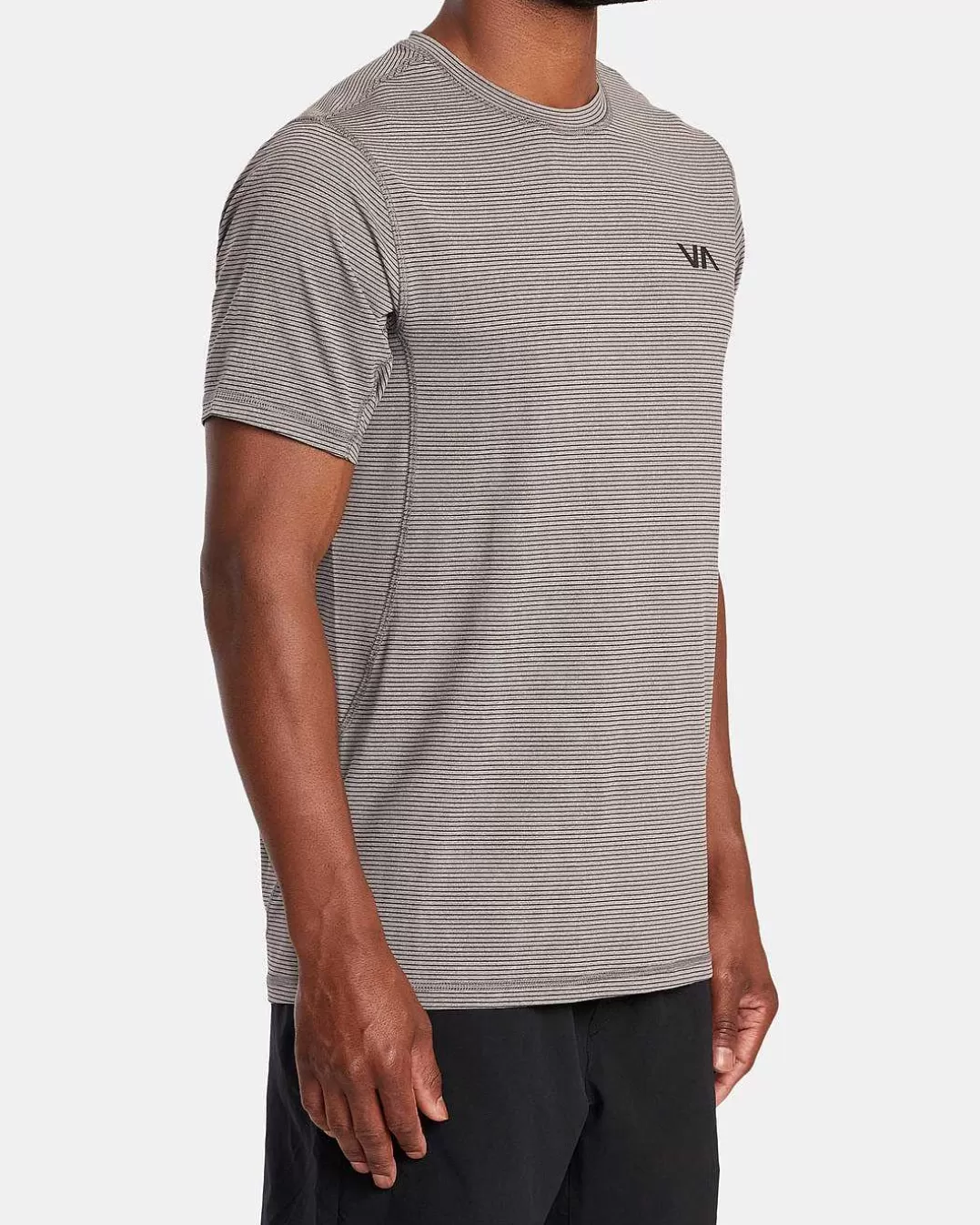 Top De Manga Curta Sport Vent Stripe Technical>RVCA Discount