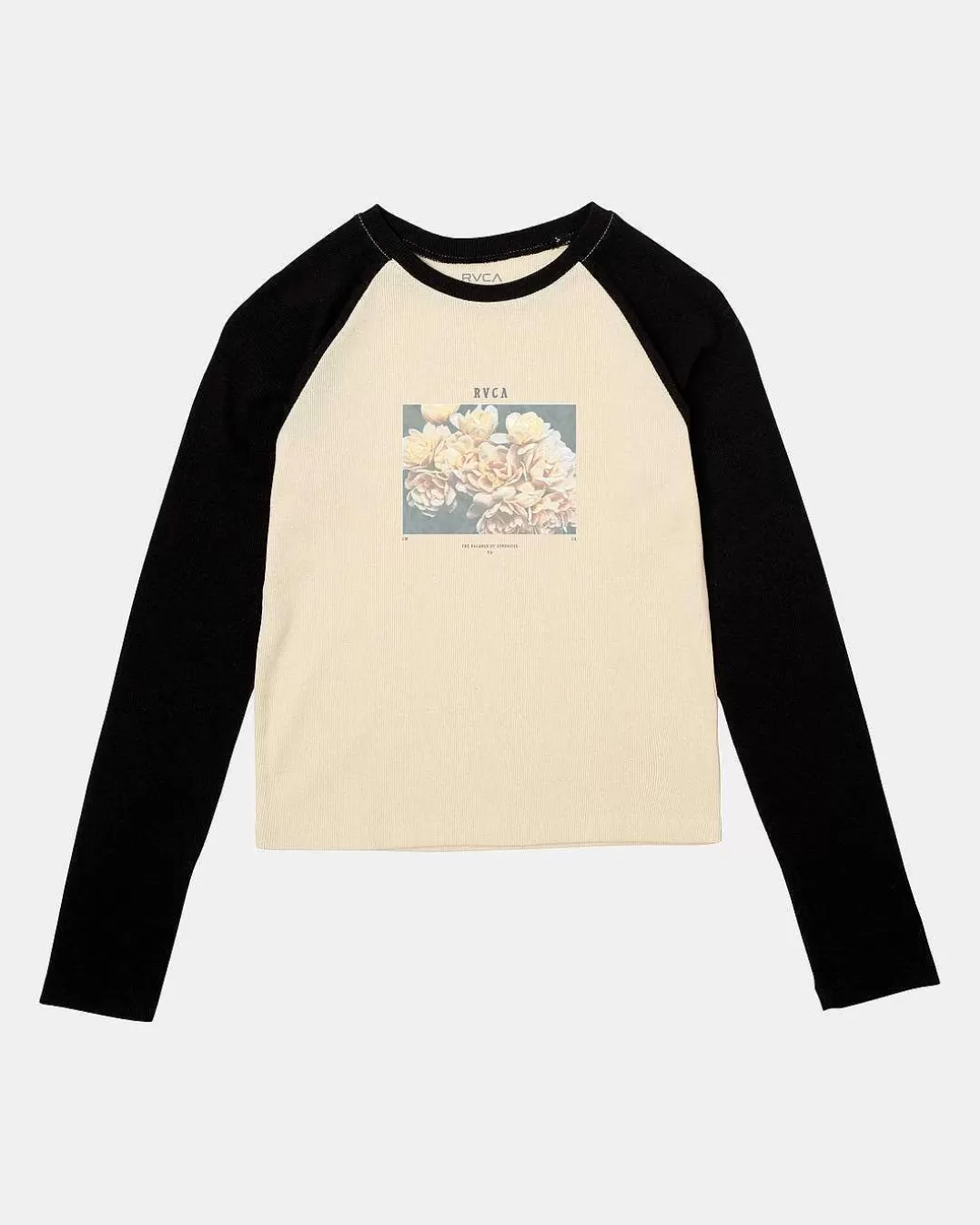 T-Shirt Classica Raglan Manga Comprida>RVCA Best Sale