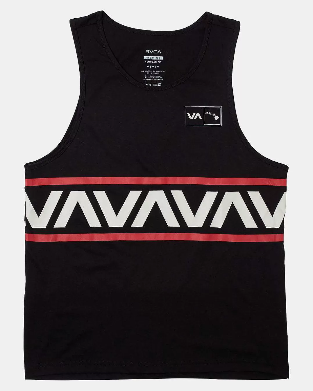 T-Shirt Com Faixa Havai>RVCA Clearance