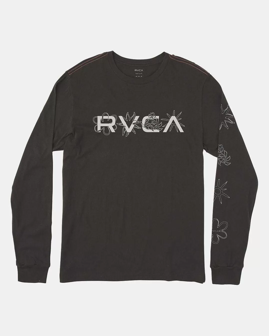 T-Shirt De Manga Comprida Big Bloom Para Meninos>RVCA Online