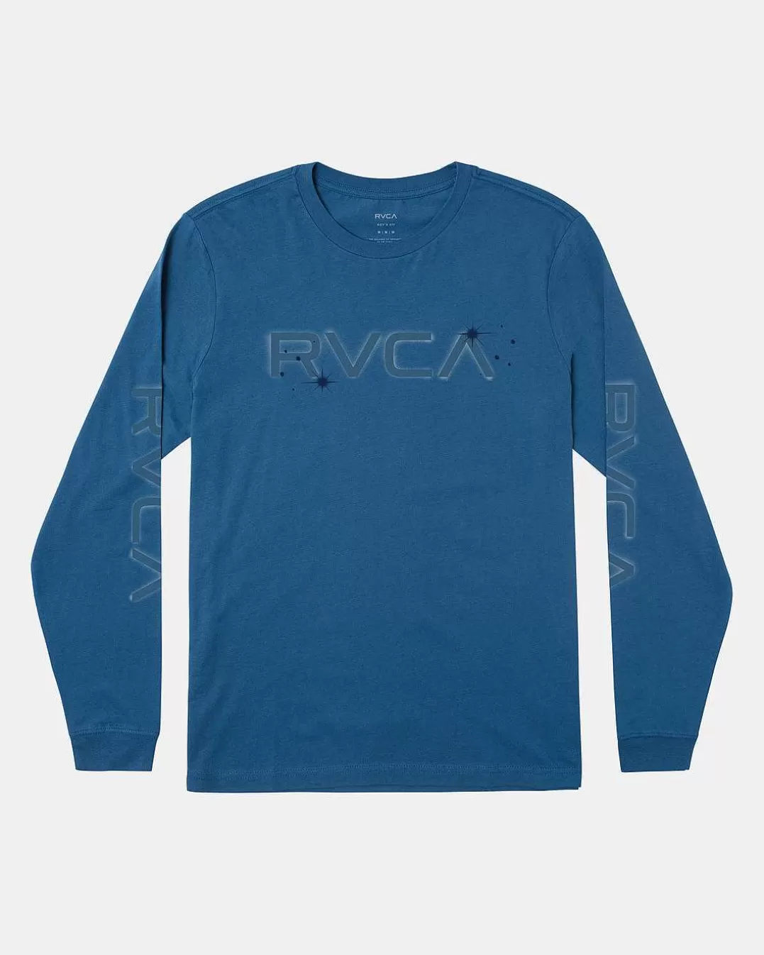 T-Shirt De Manga Comprida Grande Airbrush Para Meninos>RVCA Best Sale