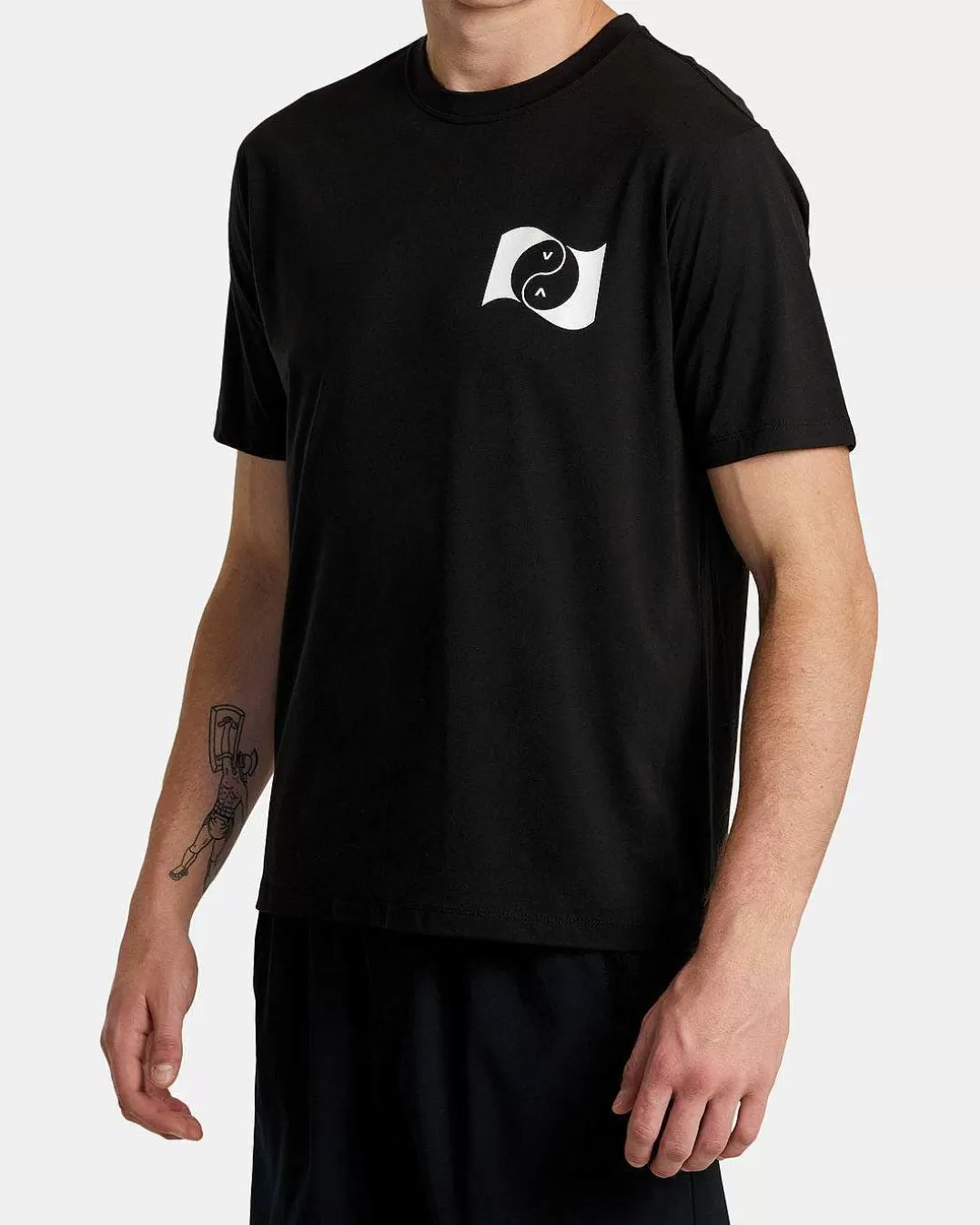 T-Shirt De Manga Curta Balance Banner>RVCA Flash Sale