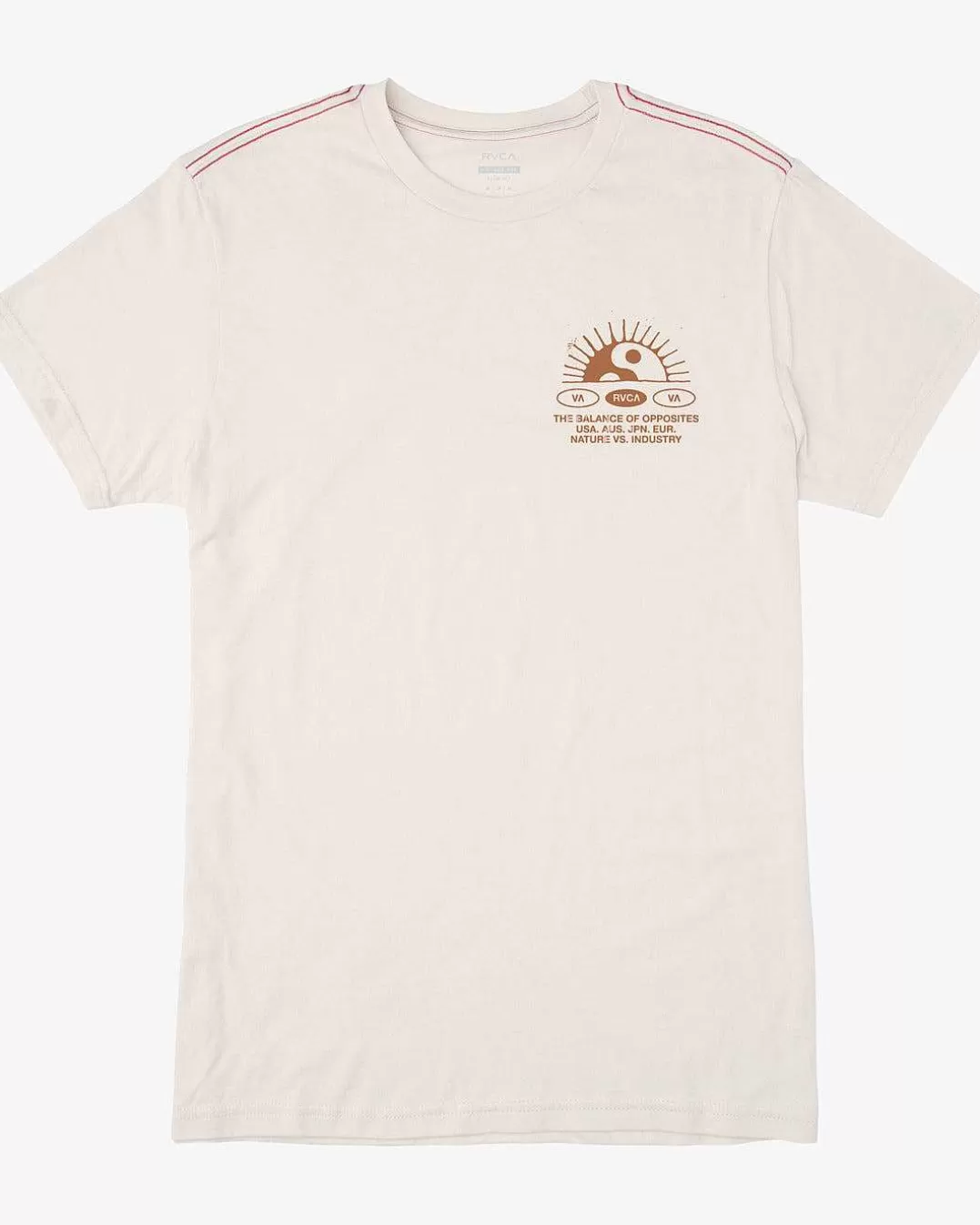 T-Shirt De Manga Curta Balance Rise>RVCA Online