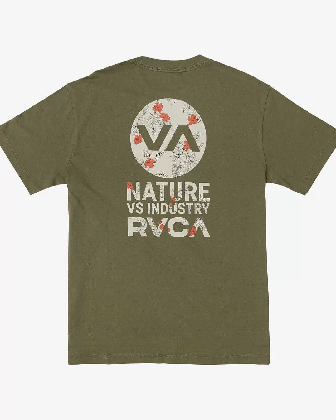 T-Shirt De Manga Curta Desenhada>RVCA Hot