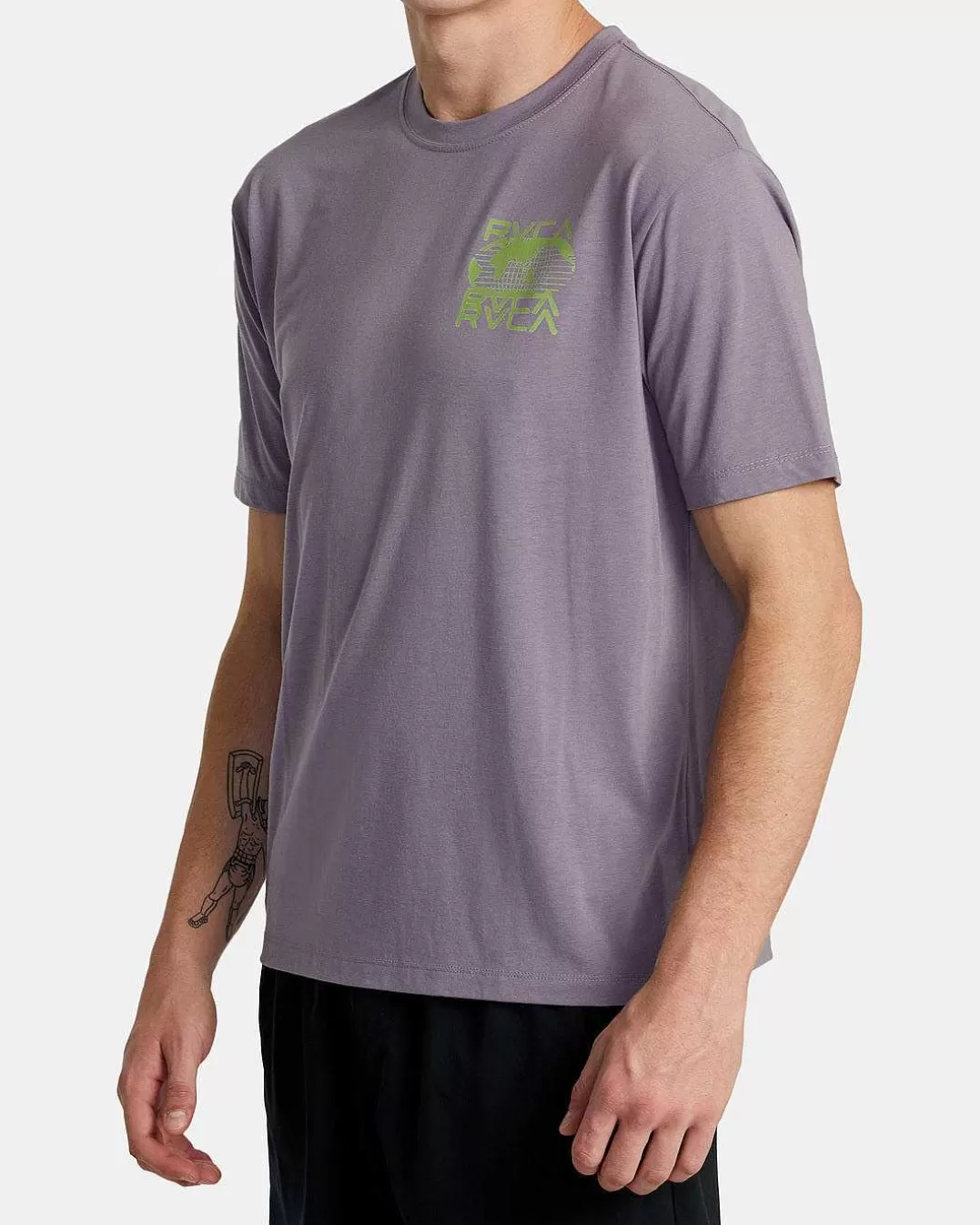 T-Shirt De Manga Curta Global Blur>RVCA Online