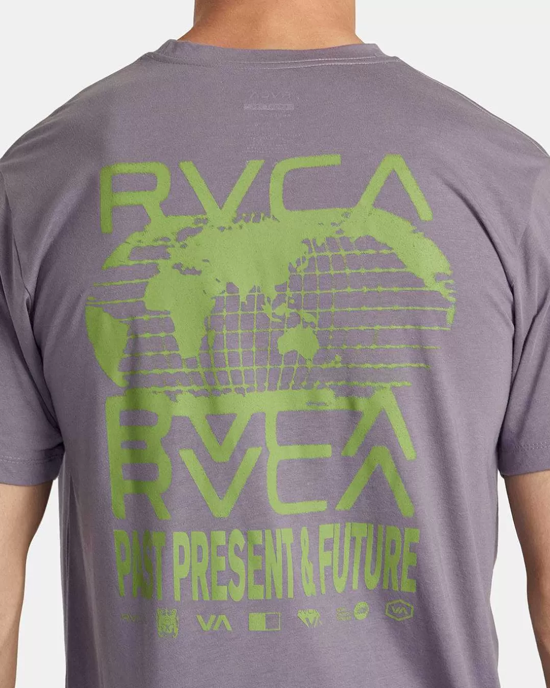 T-Shirt De Manga Curta Global Blur>RVCA Online