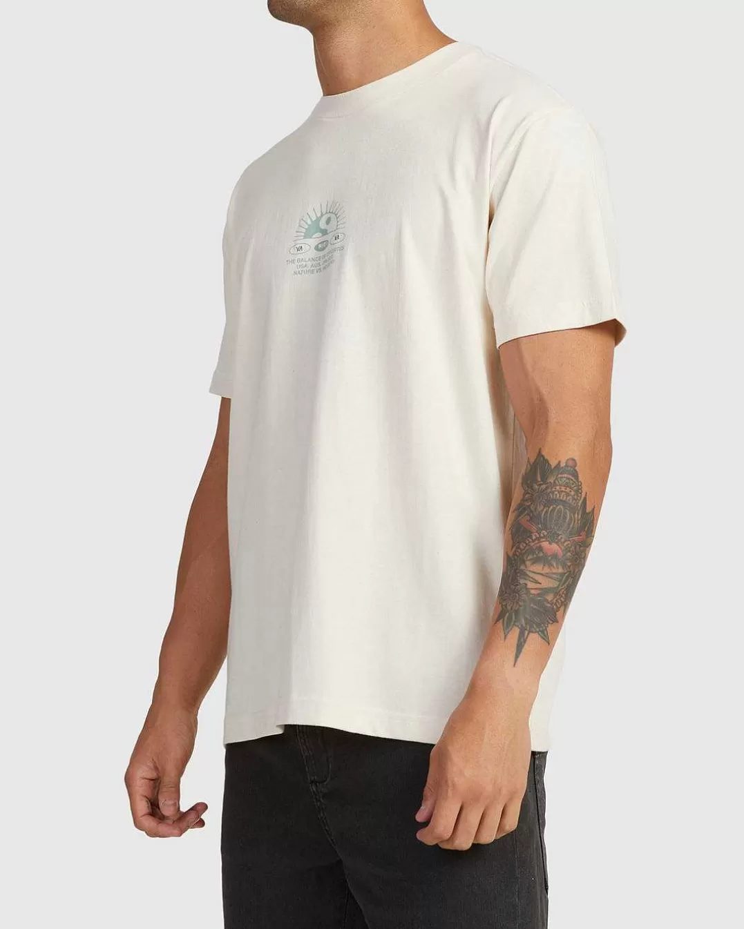 T-Shirt De Manga Curta Pregador>RVCA Best