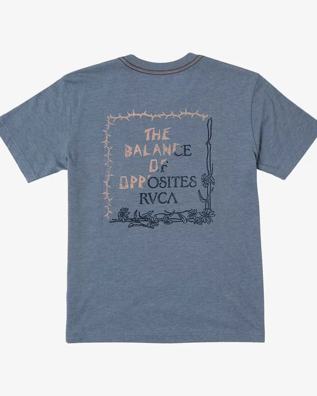 T-Shirt De Manga Curta Sharp Split Para Meninos>RVCA Clearance