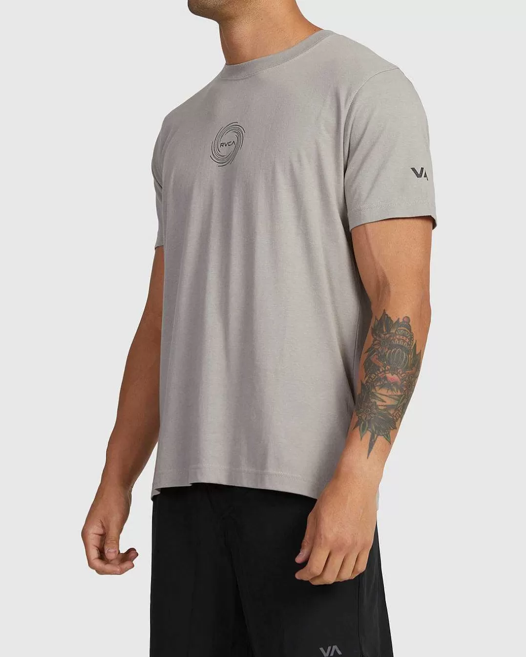 T-Shirt De Manga Curta Vortex>RVCA Clearance