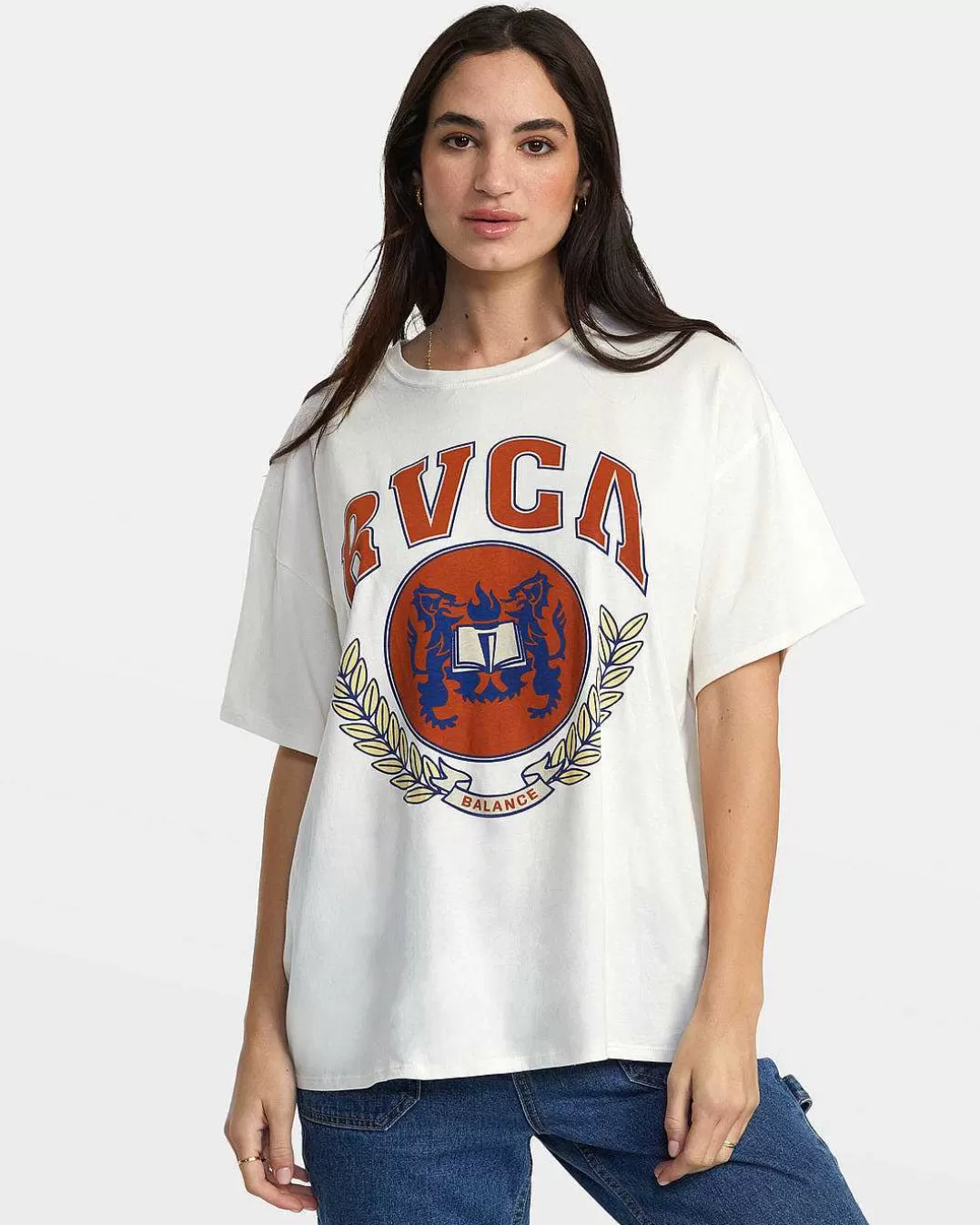 T-Shirt Letterman>RVCA Sale