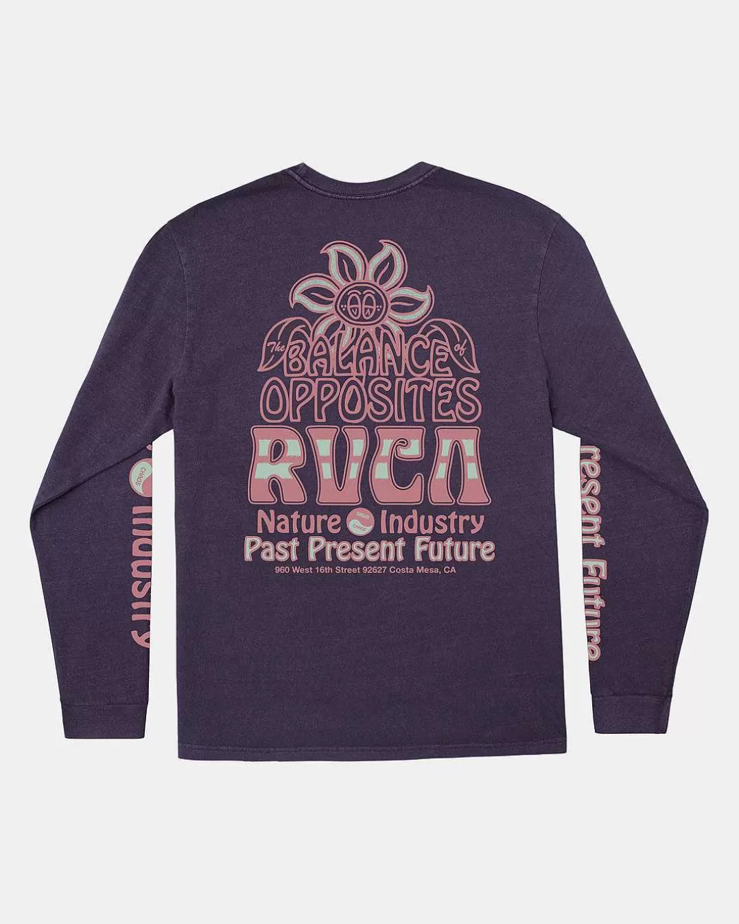 T-Shirt Manga Comprida Crescimento Positivo>RVCA Hot