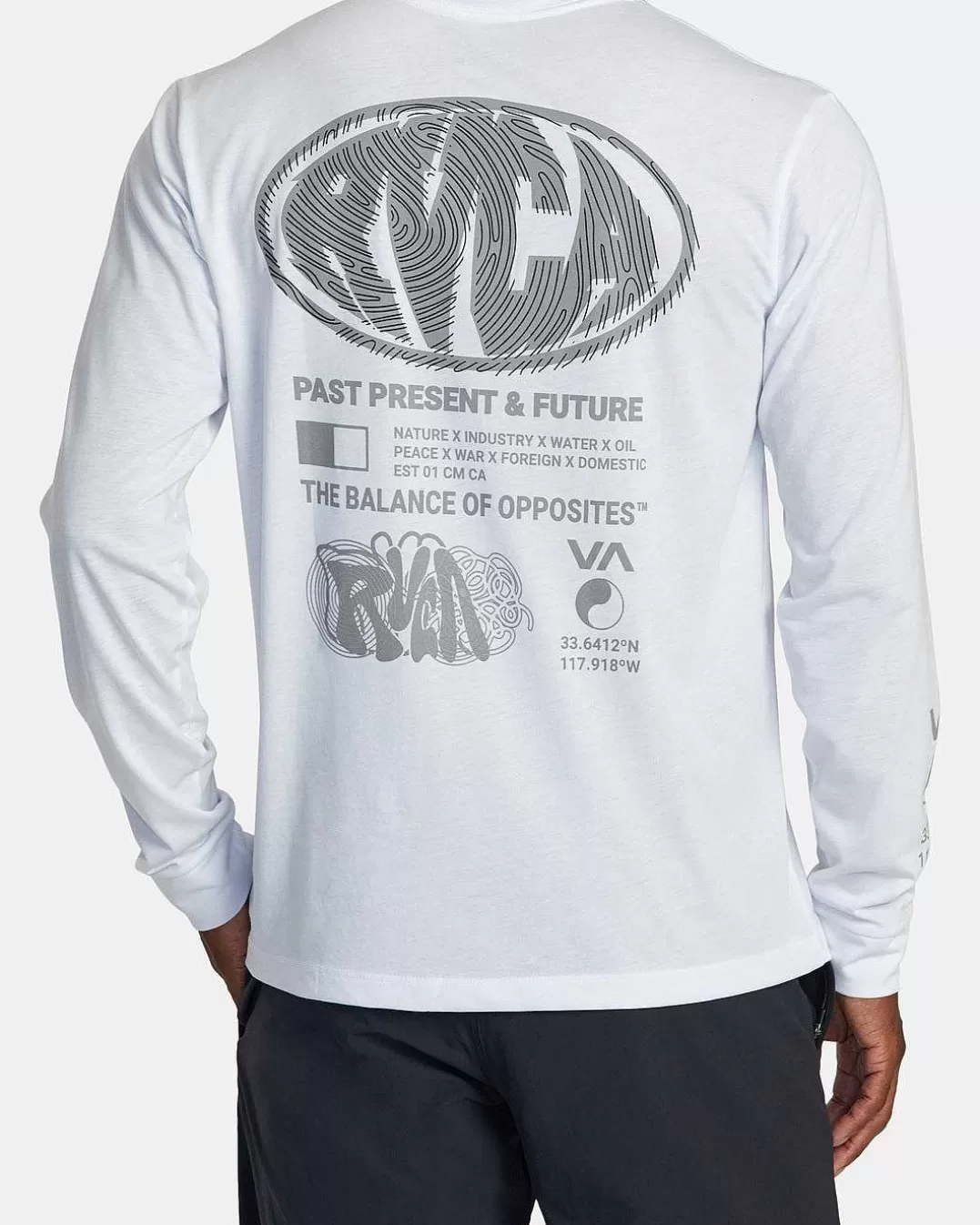 T-Shirt Manga Comprida Laminada >RVCA Shop