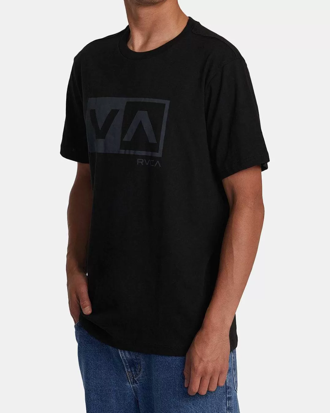 T-Shirt Manga Curta Balance Box>RVCA Cheap