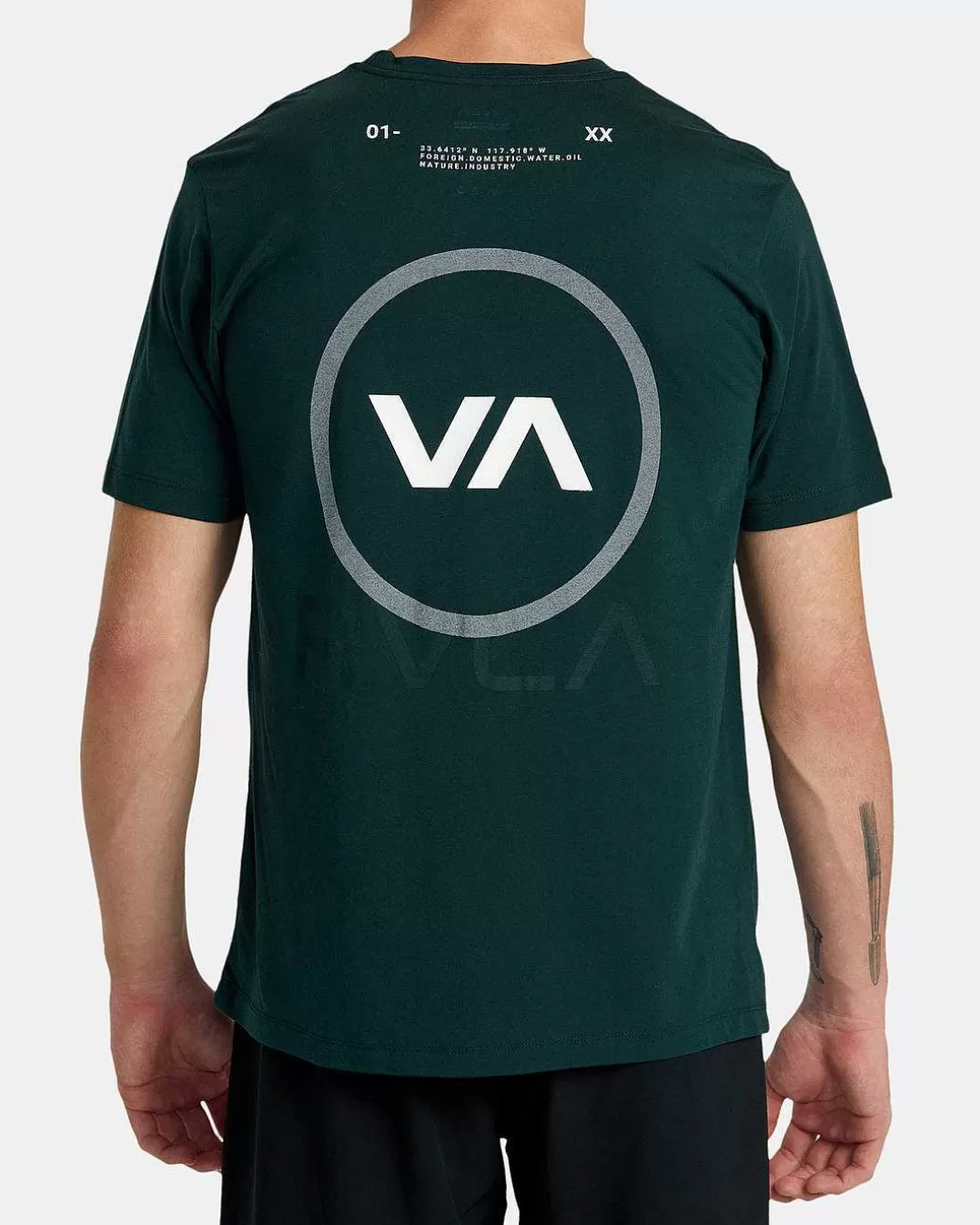 T-Shirt Manga Curta Base Refletiva>RVCA Hot