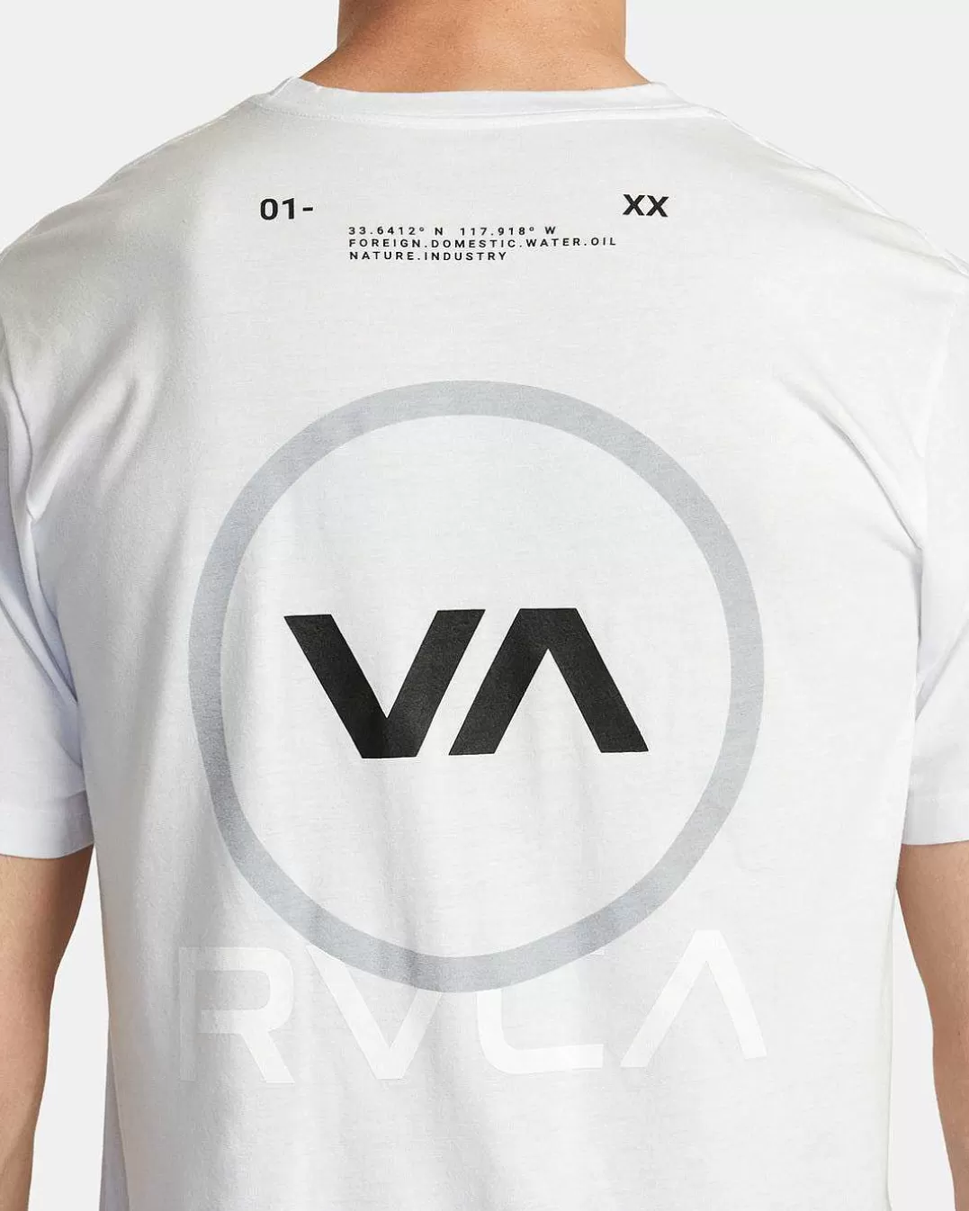 T-Shirt Manga Curta Base Refletiva>RVCA Store