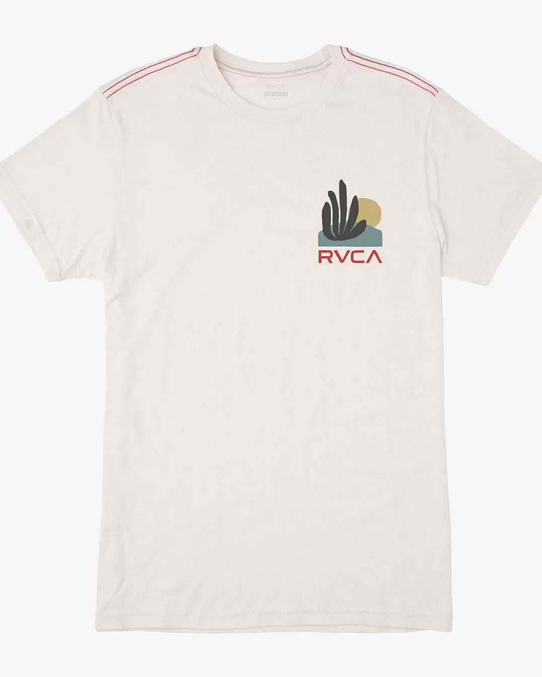 T-Shirt Manga Curta Cortes De Papel>RVCA Best Sale