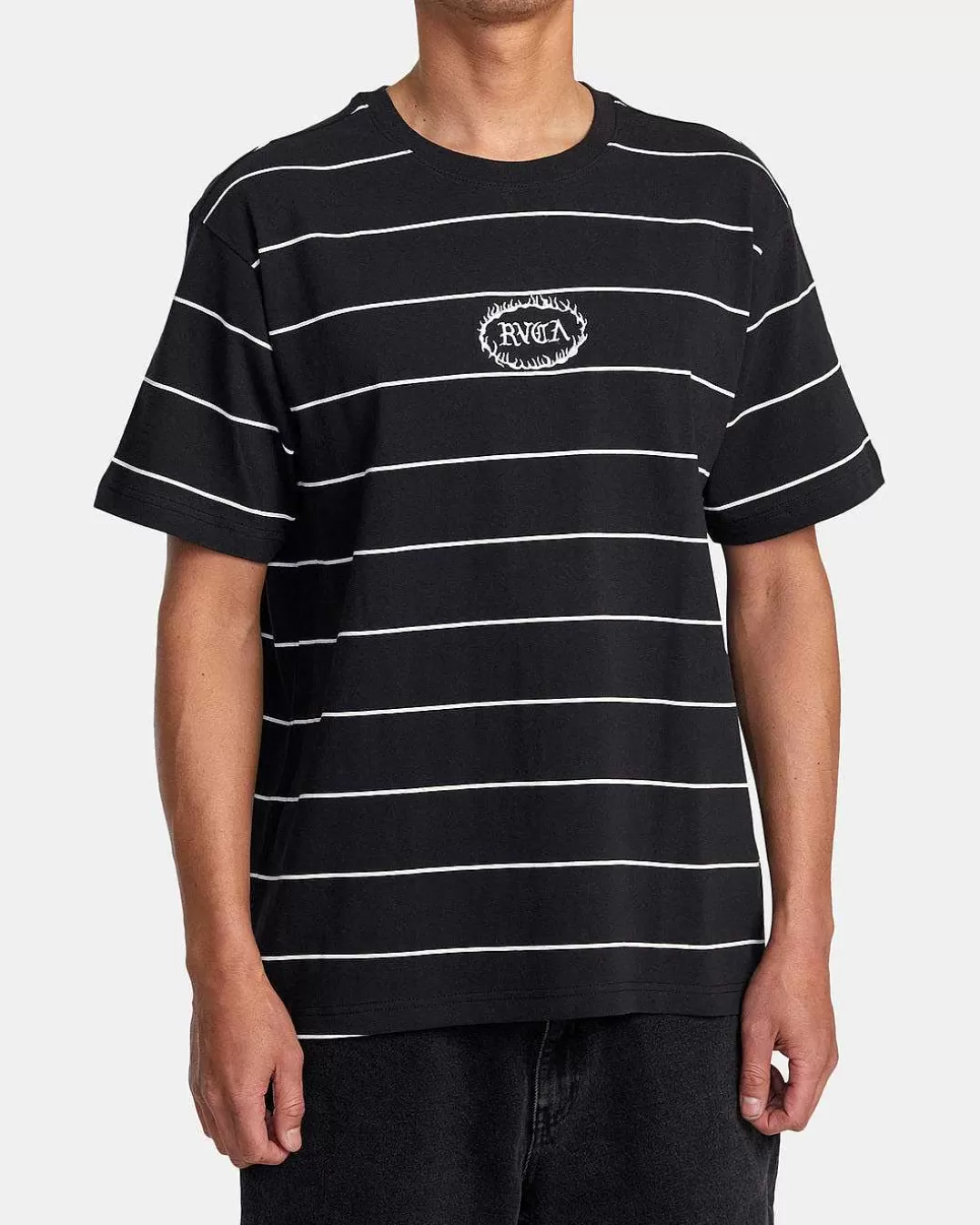 T-Shirt Manga Curta Vallejo Stripe>RVCA Store