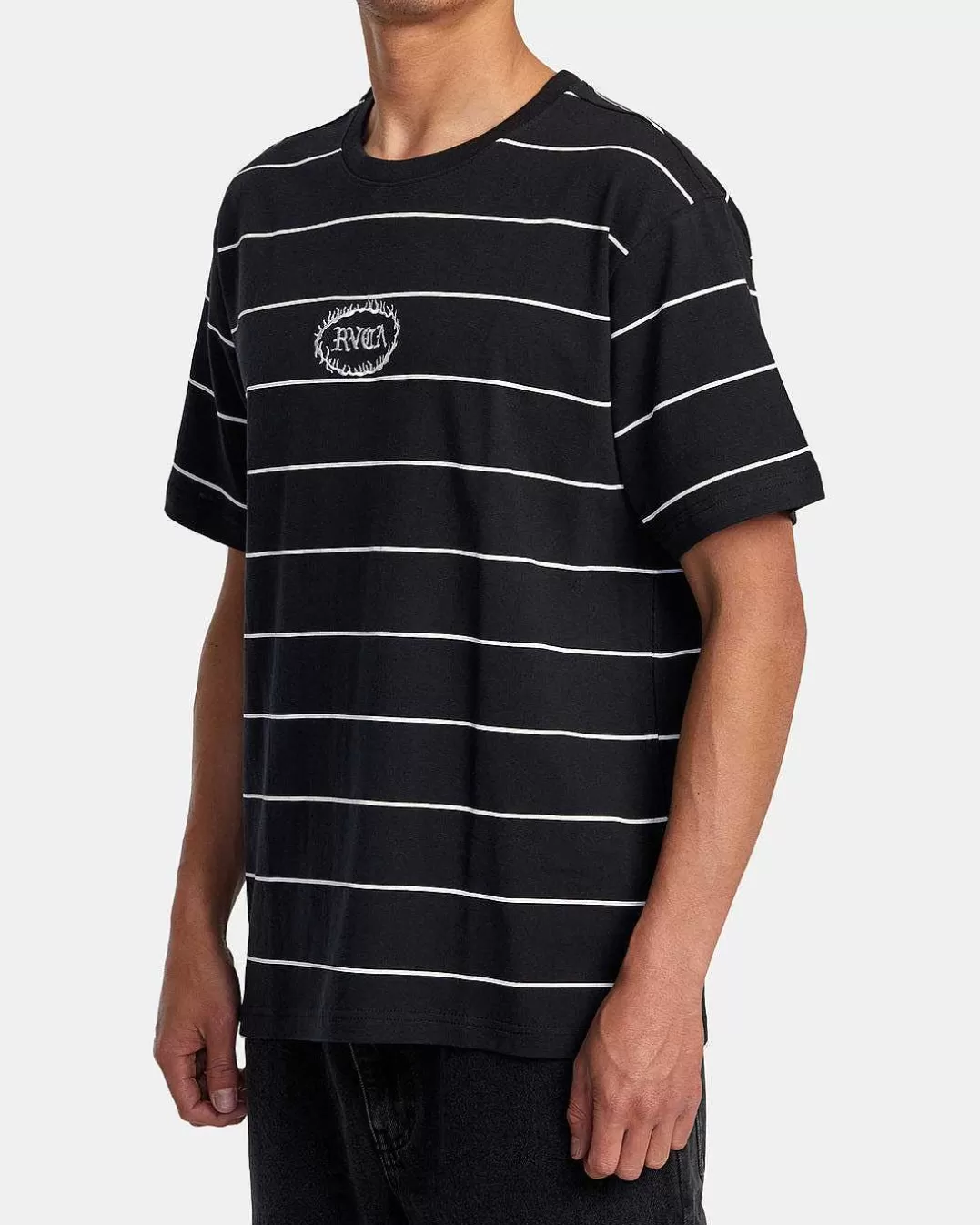 T-Shirt Manga Curta Vallejo Stripe>RVCA Store